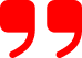 Red quotation marks on black background.